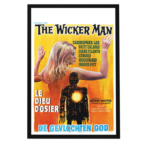 "Wicker Man" (1973) Framed Movie Poster