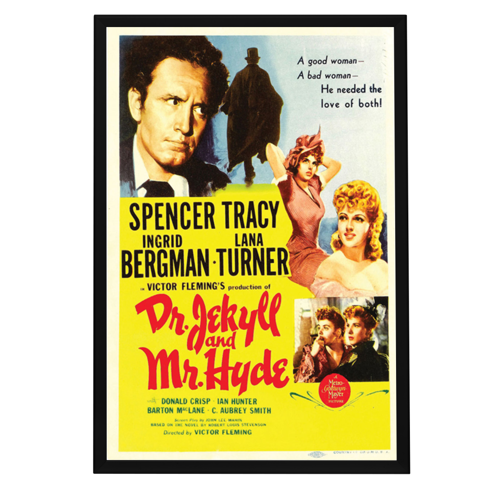 "Dr. Jekyll And Mr. Hyde" (1941) Framed Movie Poster