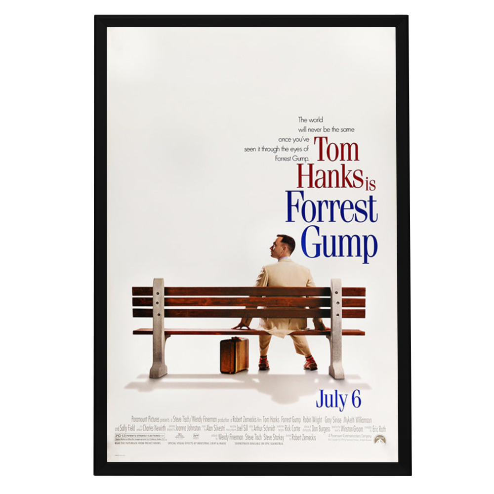 "Forrest Gump" (1994) Framed Movie Poster