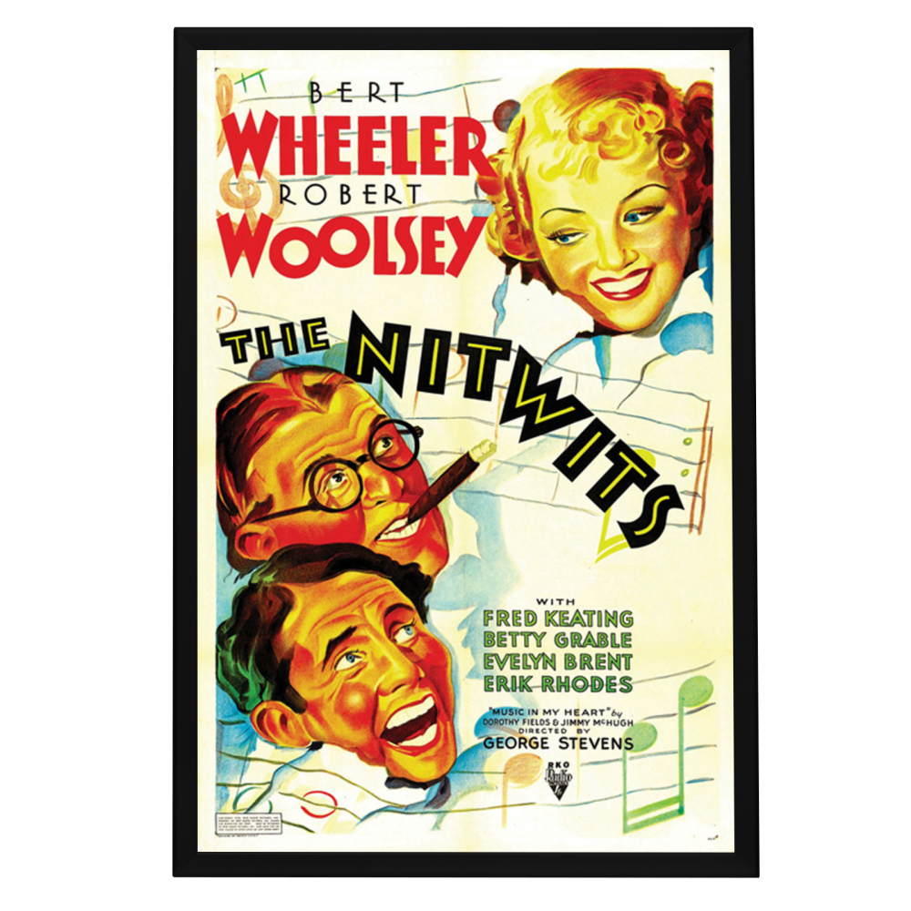 "Nitwits" (1935) Framed Movie Poster