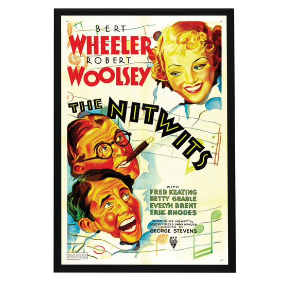 "Nitwits" (1935) Framed Movie Poster