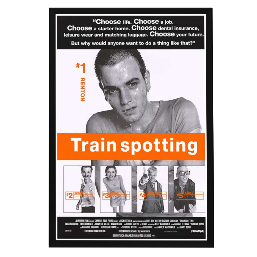 "Trainspotting" (1996) Framed Movie Poster