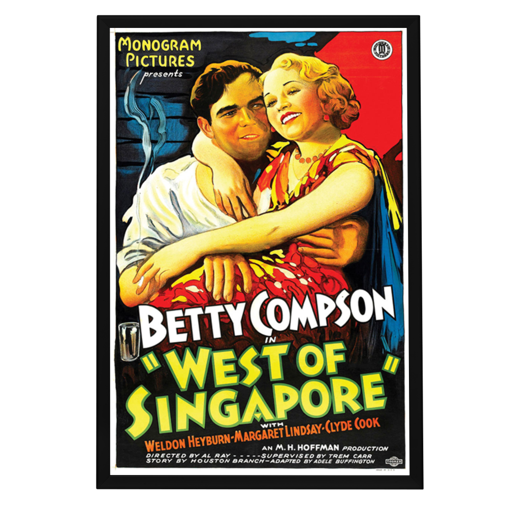 "West Of Singapore" (1933) Framed Movie Poster