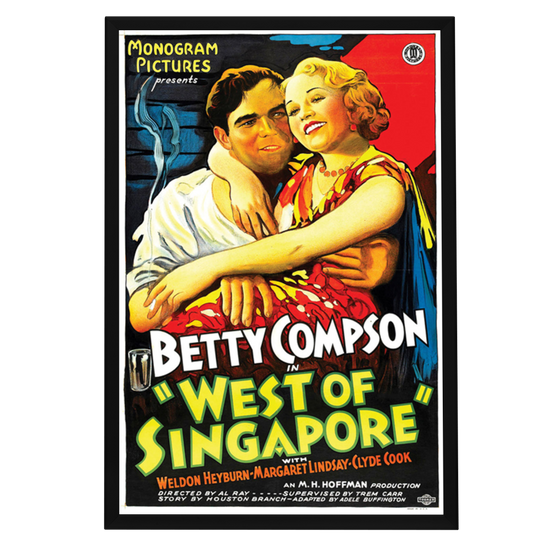 "West Of Singapore" (1933) Framed Movie Poster