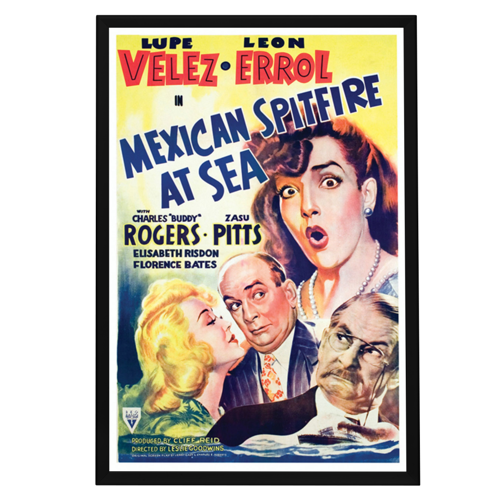"Mexican Spitfire At Sea" (1942) Framed Movie Poster