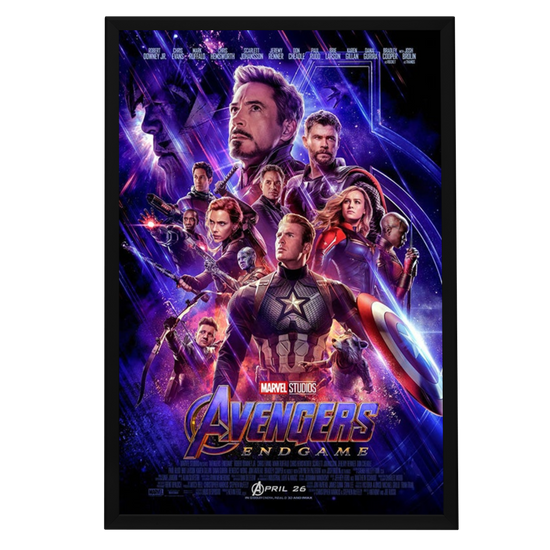 "Avengers: Endgame" (2019) Framed Movie Poster