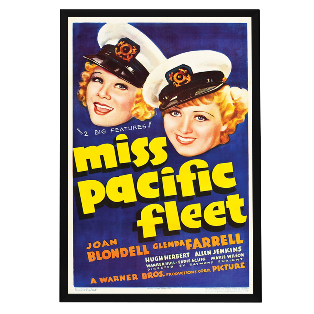 "Miss Pacific Fleet" (1935) Framed Movie Poster