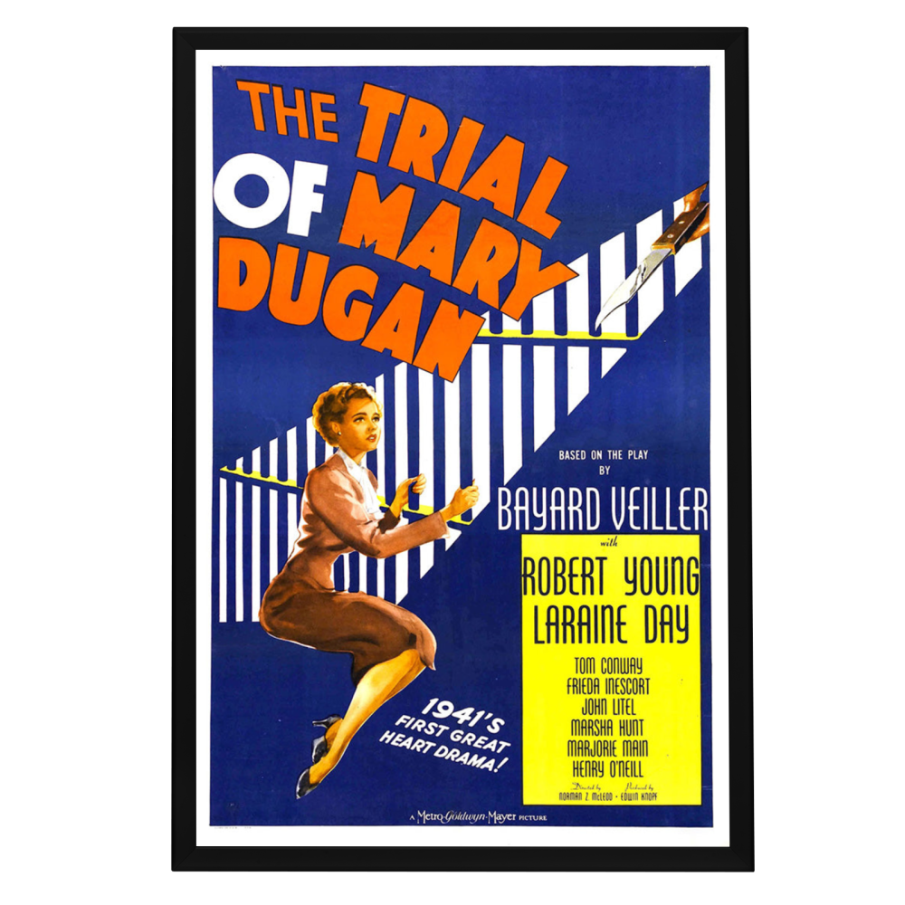 "Trial Of Mary Dugan" (1941) Framed Movie Poster