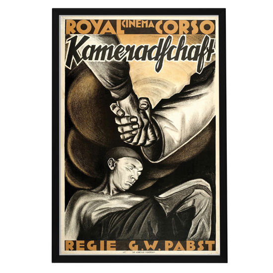 "Kameradschaft" (1931) Framed Movie Poster