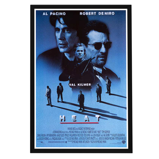 "Heat" (1995) Framed Movie Poster