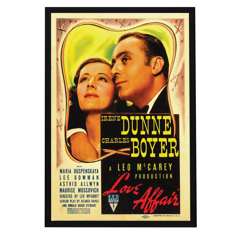 "Love Affair" (1939) Framed Movie Poster