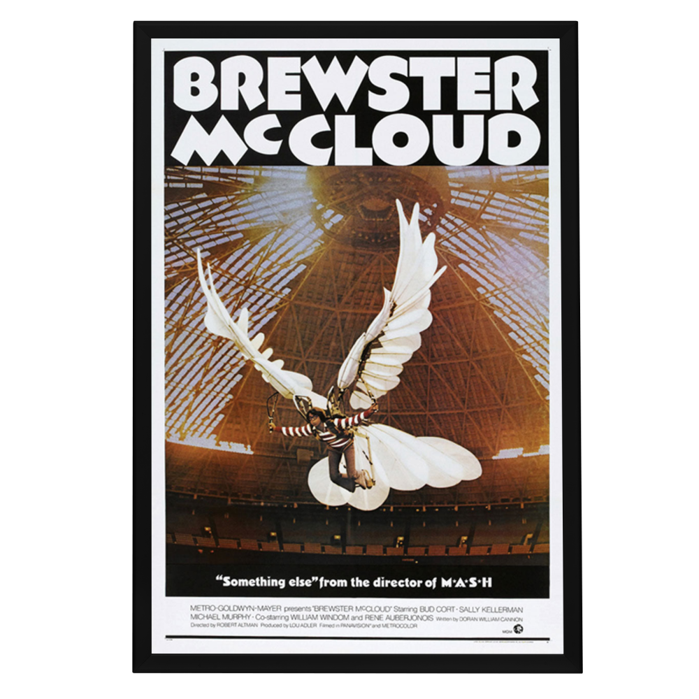 "Brewster Mccloud" (1971) Framed Movie Poster