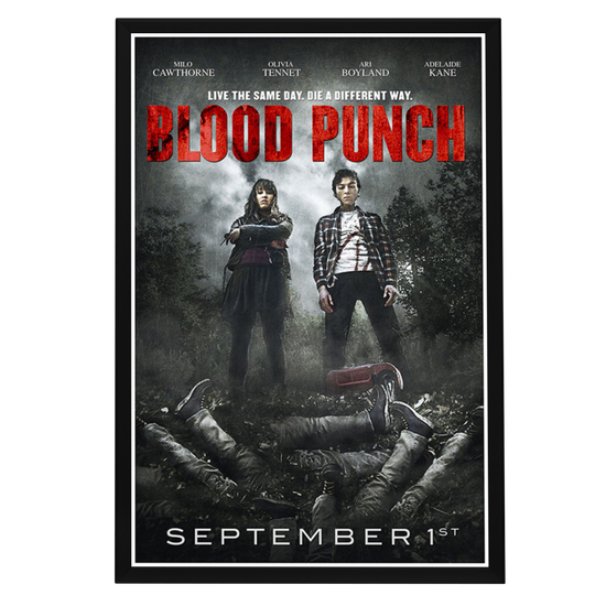 "Blood Punch" (2014) Framed Movie Poster