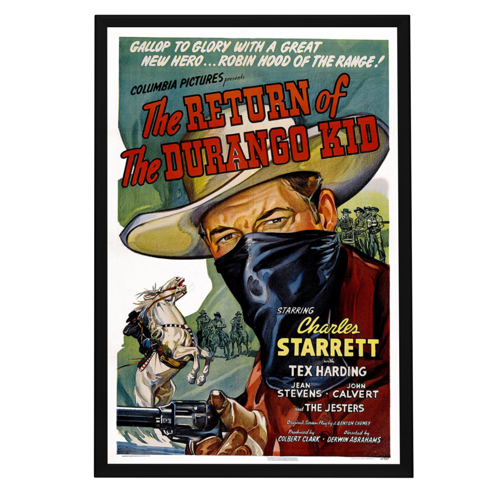 "Return Of The Durango Kid" (1945) Framed Movie Poster