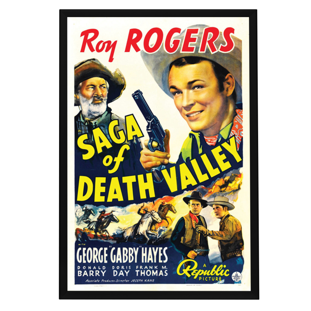 "Saga Of Death Valley" (1939) Framed Movie Poster