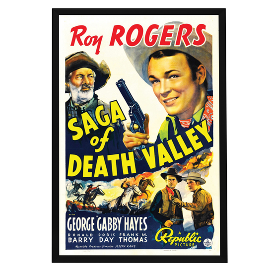 "Saga Of Death Valley" (1939) Framed Movie Poster