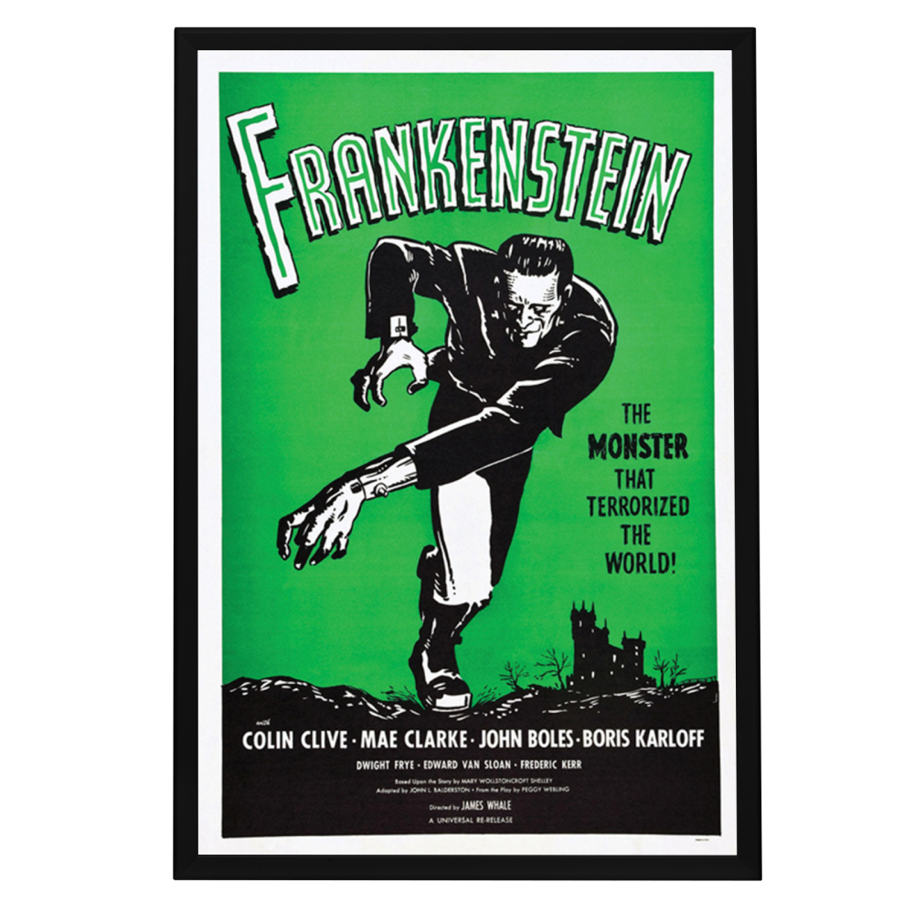 "Frankenstein" (1931) Framed Movie Poster