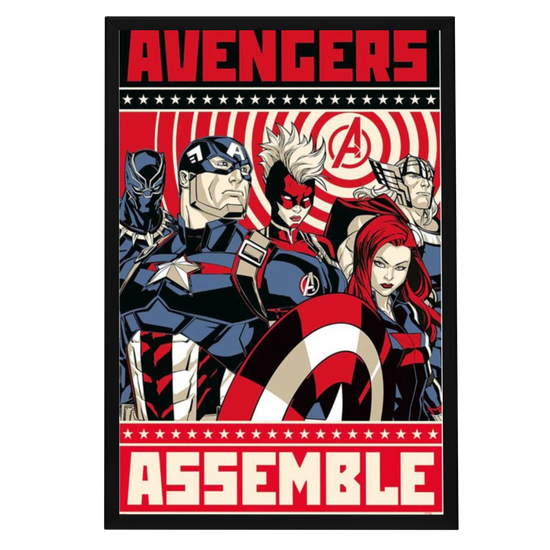 "Avengers" Framed Movie Poster