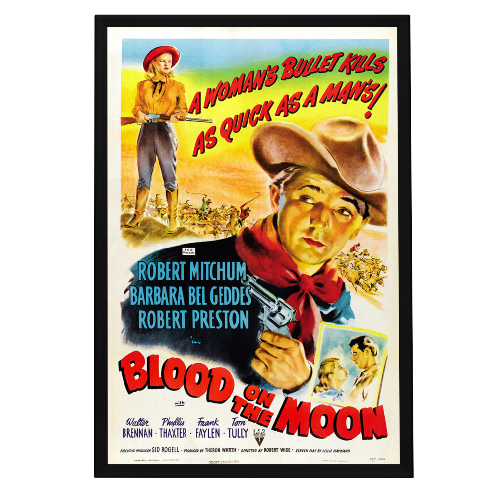 "Blood On The Moon" (1948) Framed Movie Poster