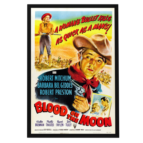 "Blood On The Moon" (1948) Framed Movie Poster