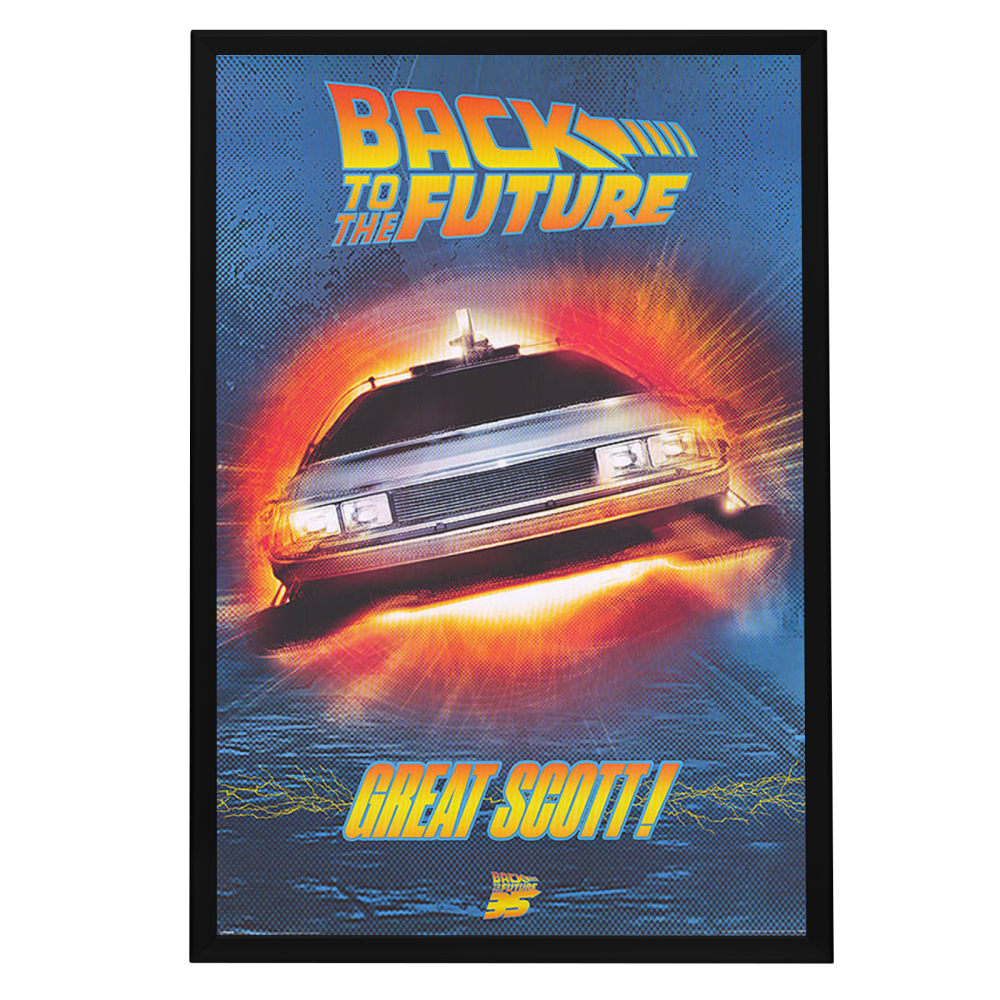 "Back to the Future" (1985) Framed Movie Poster