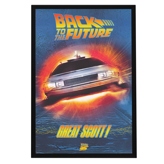 "Back to the Future" (1985) Framed Movie Poster