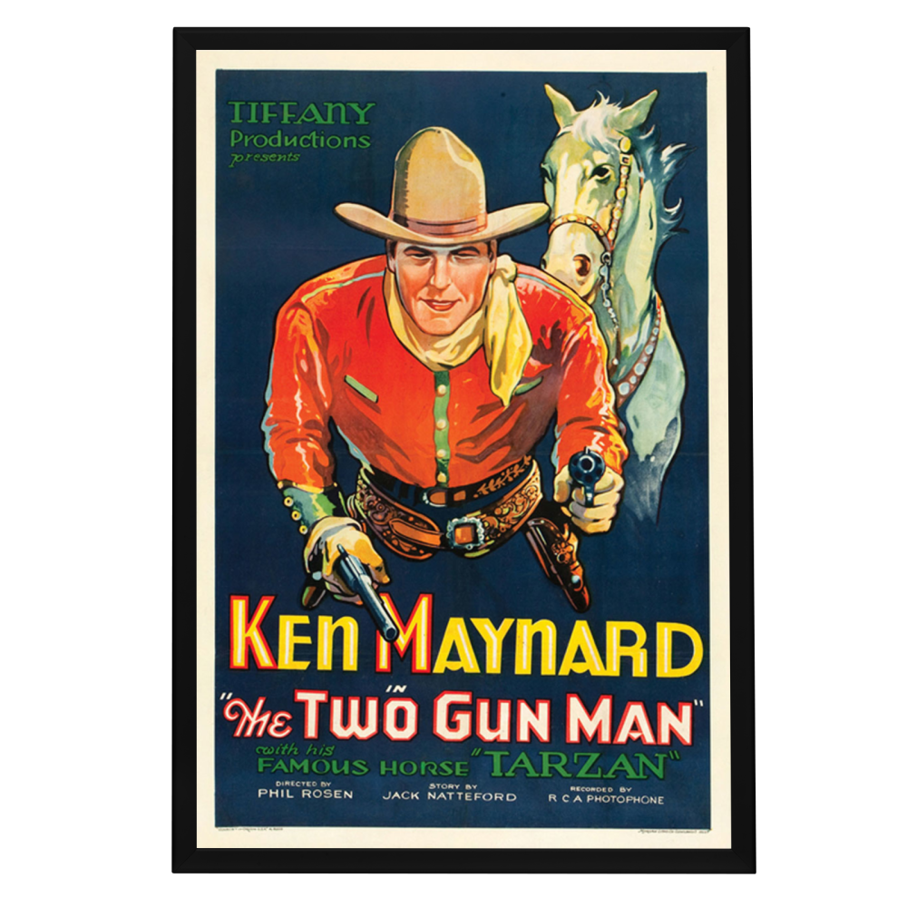 "Two Gun Man" (1931) Framed Movie Poster