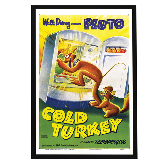 "Cold Turkey" (1951) Framed Movie Poster