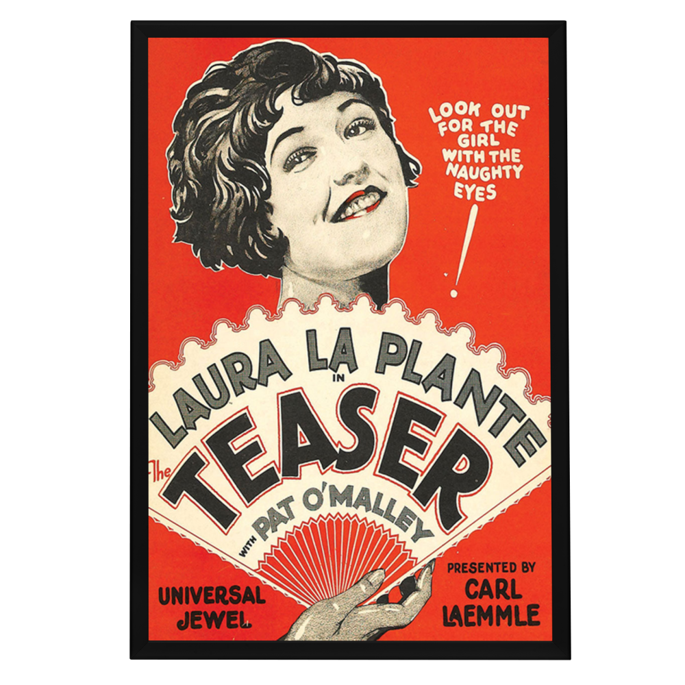 "Teaser" (1925) Framed Movie Poster