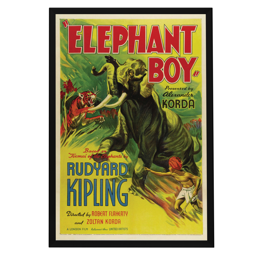 "Elephant Boy" (1937) Framed Movie Poster