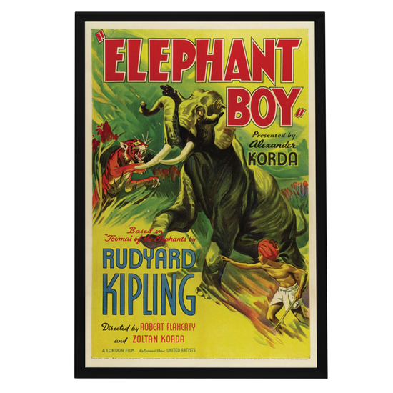 "Elephant Boy" (1937) Framed Movie Poster