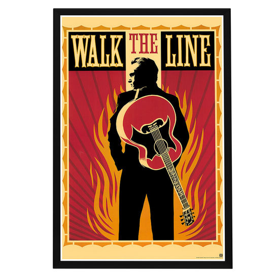 "Walk the Line" (2005) Framed Movie Poster