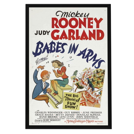 "Babes In Arms" (1939) Framed Movie Poster