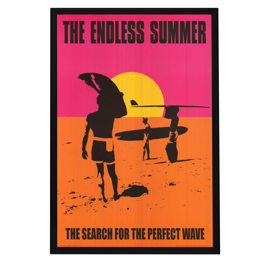 "Endless Summer" (1967) Framed Movie Poster