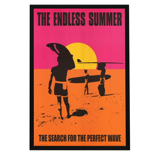 "Endless Summer" (1967) Framed Movie Poster