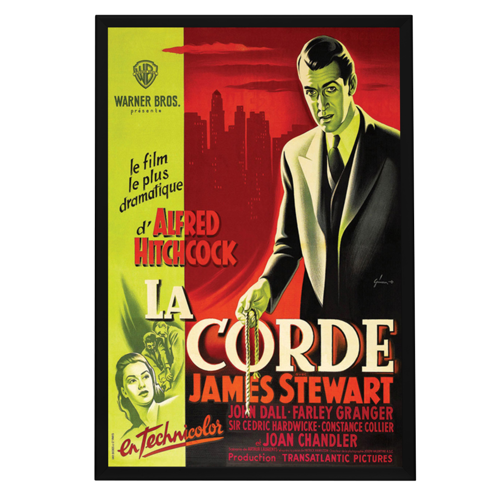 "Rope (French)" (1948) Framed Movie Poster