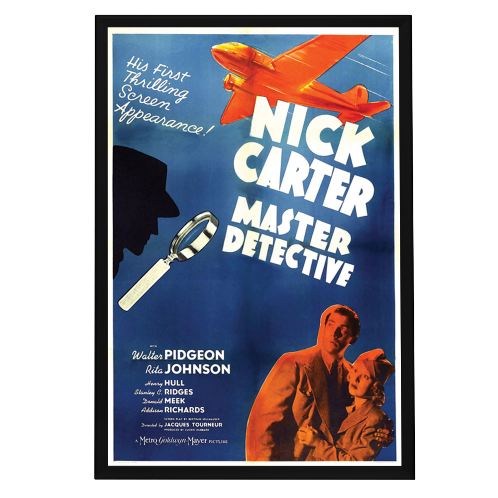 "Nick Carter" (1939) Framed Movie Poster