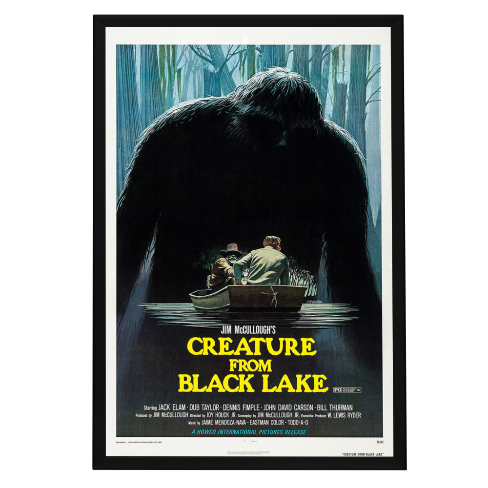 "Creature From Black Lake" (1976) Framed Movie Poster