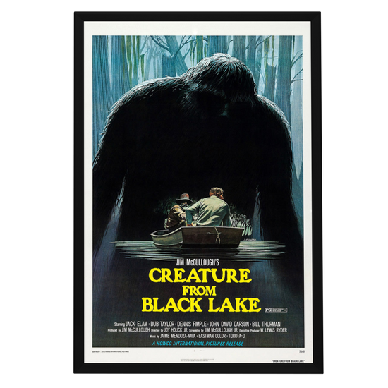 "Creature From Black Lake" (1976) Framed Movie Poster