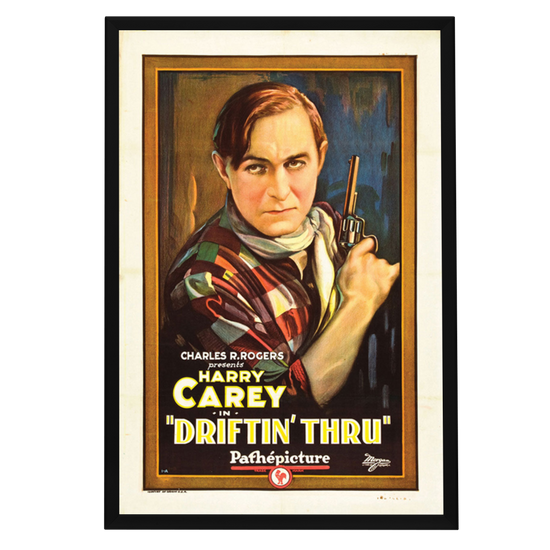 "Driftin' Thru" (1926) Framed Movie Poster