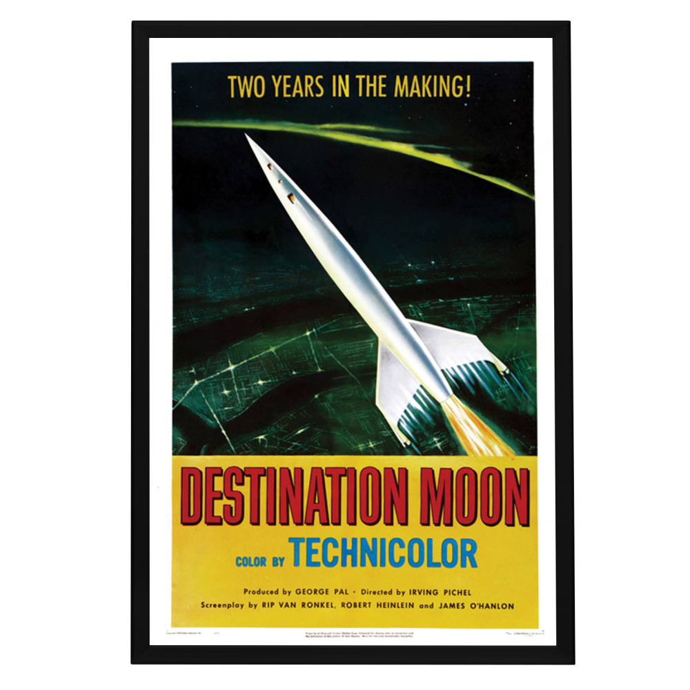 "Destination Moon" (1950) Framed Movie Poster