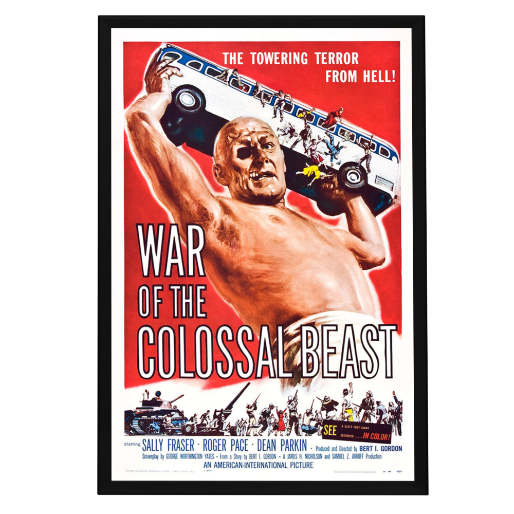 "War Of The Colossal Beast" (1958) Framed Movie Poster