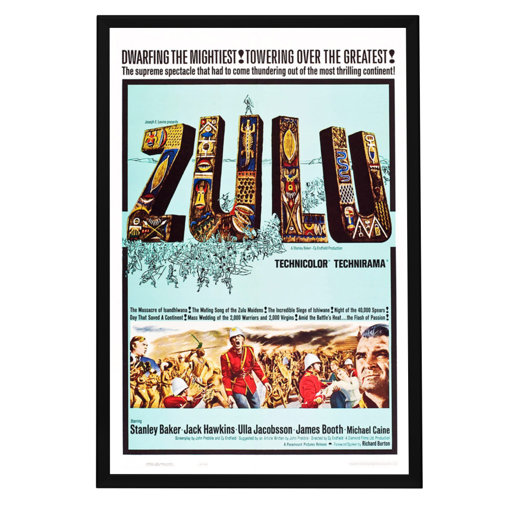 "Zulu" (1964) Framed Movie Poster