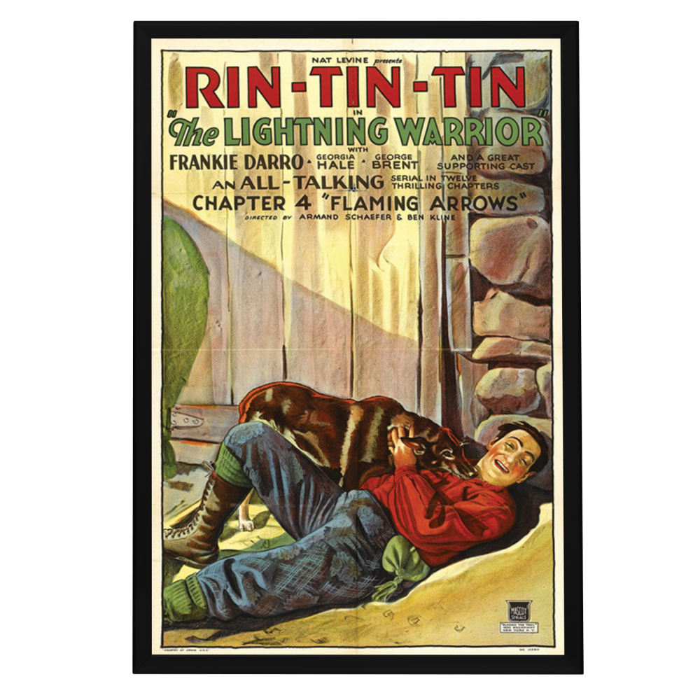 "Lightning Warrior" (1931) Framed Movie Poster