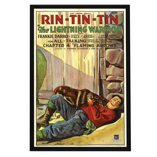 "Lightning Warrior" (1931) Framed Movie Poster