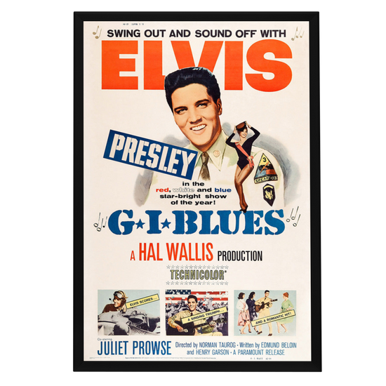 "G.I. Blues" (1960) Framed Movie Poster