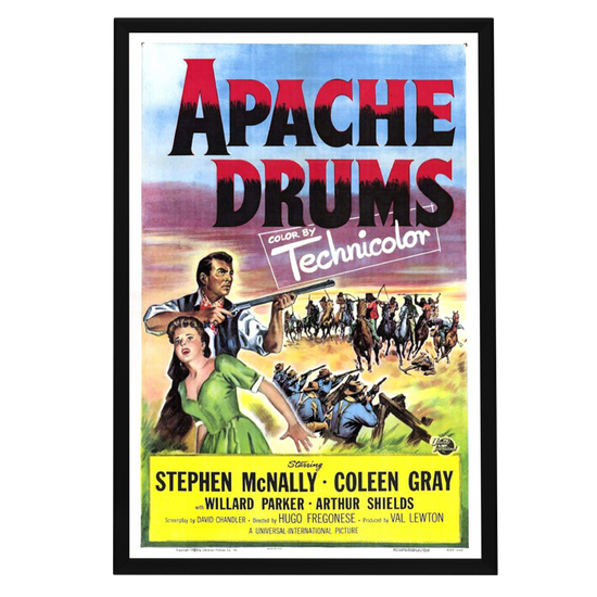 "Apache Drums" (1951) Framed Movie Poster