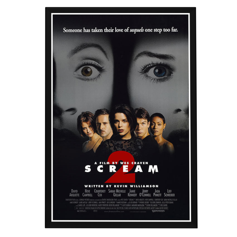 "Scream 2" (1997) Framed Movie Poster