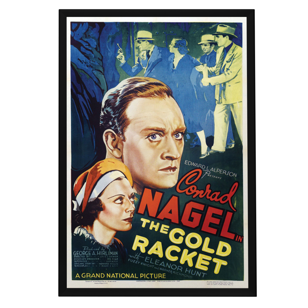 "Gold Racket" (1937) Framed Movie Poster