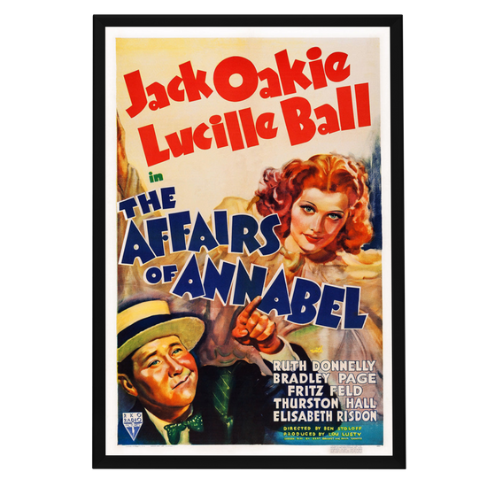 "Affairs Of Annabel" (1938) Framed Movie Poster